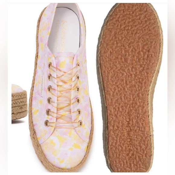 NEW LoveShackFancy x Superga Platform Canvas Sneaker - Picture 2 of 16